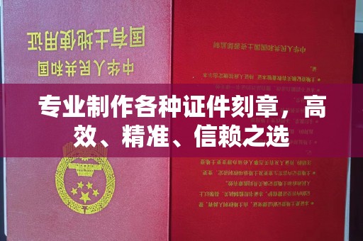 昭通专业制作各种证件刻章，高效、精准、信赖之选