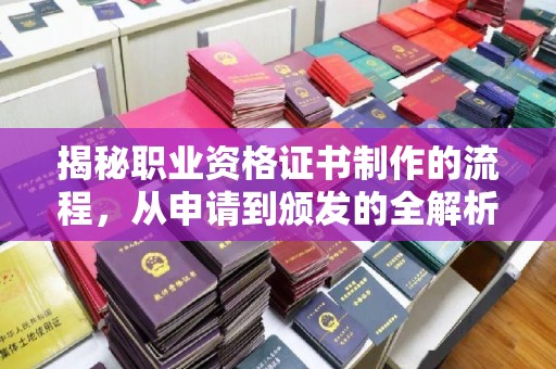 昭通揭秘职业资格证书制作的流程，从申请到颁发的全解析