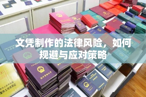 昭通文凭制作的法律风险，如何规避与应对策略