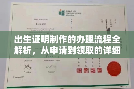 昭通出生证明制作的办理流程全解析，从申请到领取的详细指南